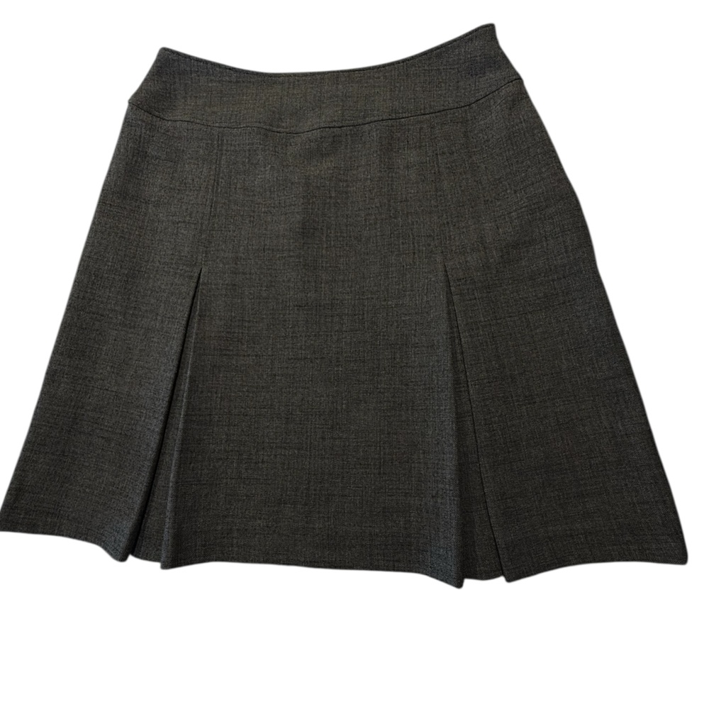 Geoffrey Beene Sport Chic Gray Pleated Skirt